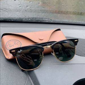 rayban sunglasses (case included)